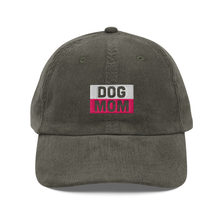 Dog Mom Block / Corduroy Hat