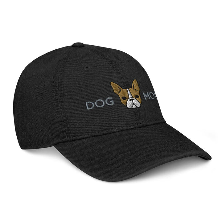 Boston Terrier Dog Mom Fawn / Denim Hat
