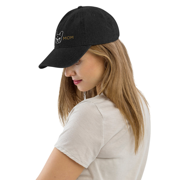 Frenchie Dog Mom Black / Denim Hat