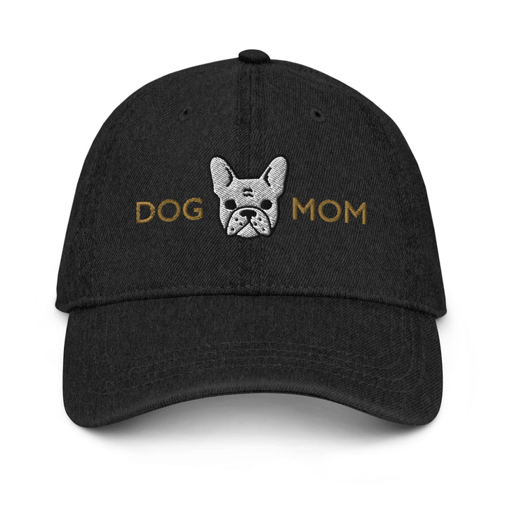 Frenchie Dog Mom White / Denim Hat