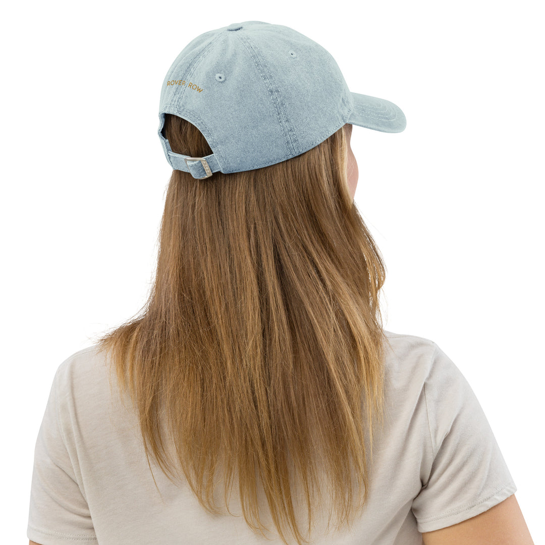 Frenchie Dog Mom White / Denim Hat