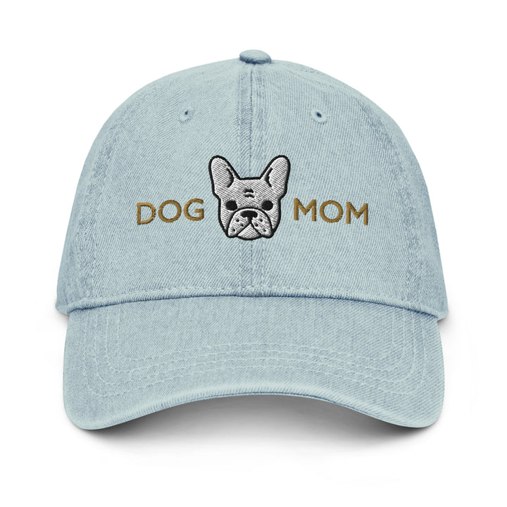 Frenchie Dog Mom White / Denim Hat