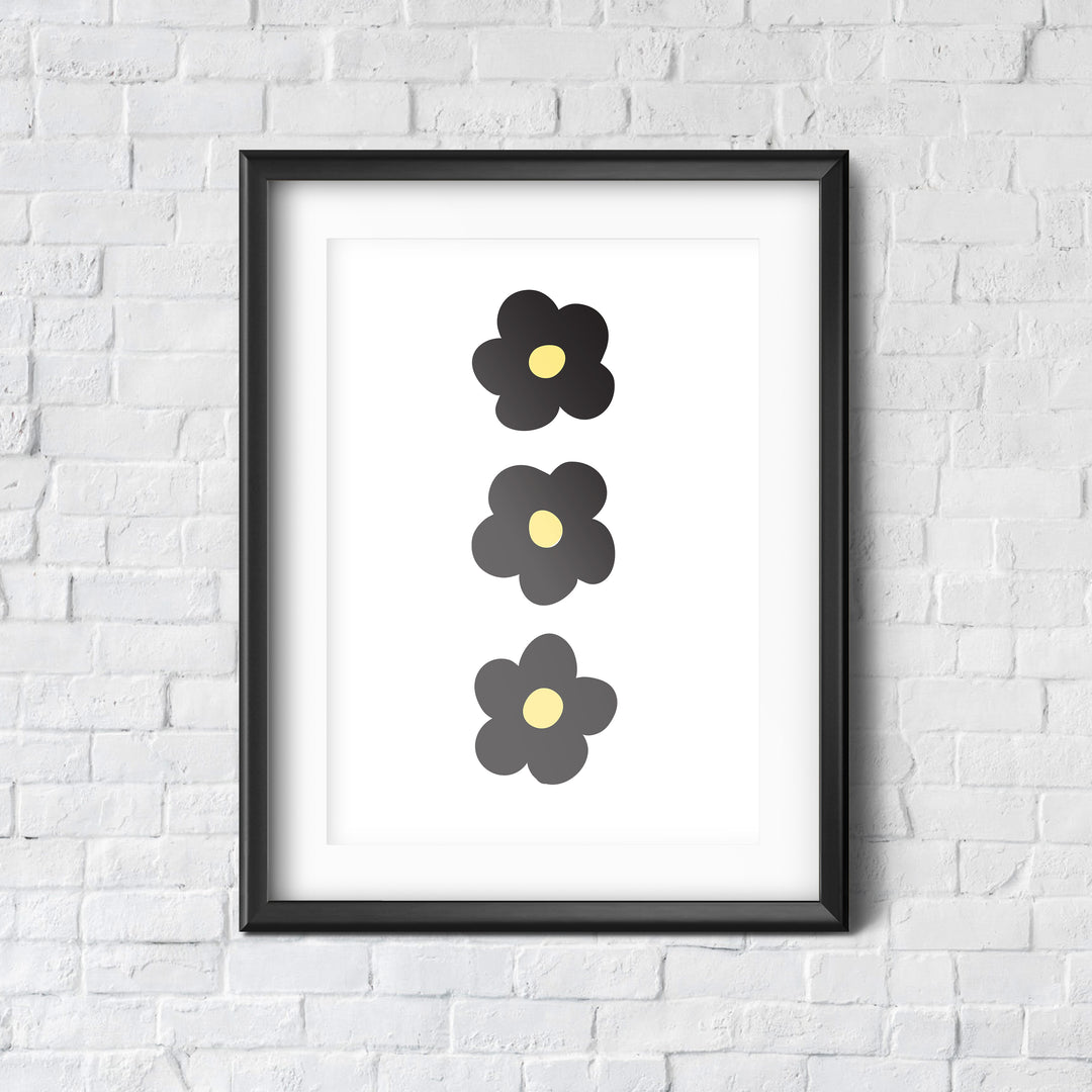 Betty Floral / Wall Art Print