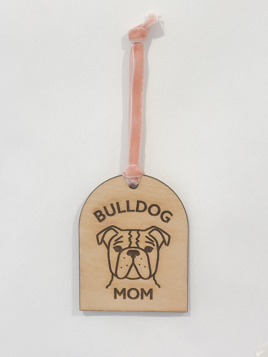 Bulldog Mom / Dog Christmas Ornament