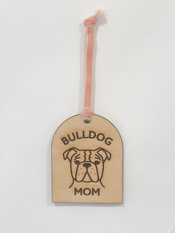 Bulldog Mom / Dog Christmas Ornament