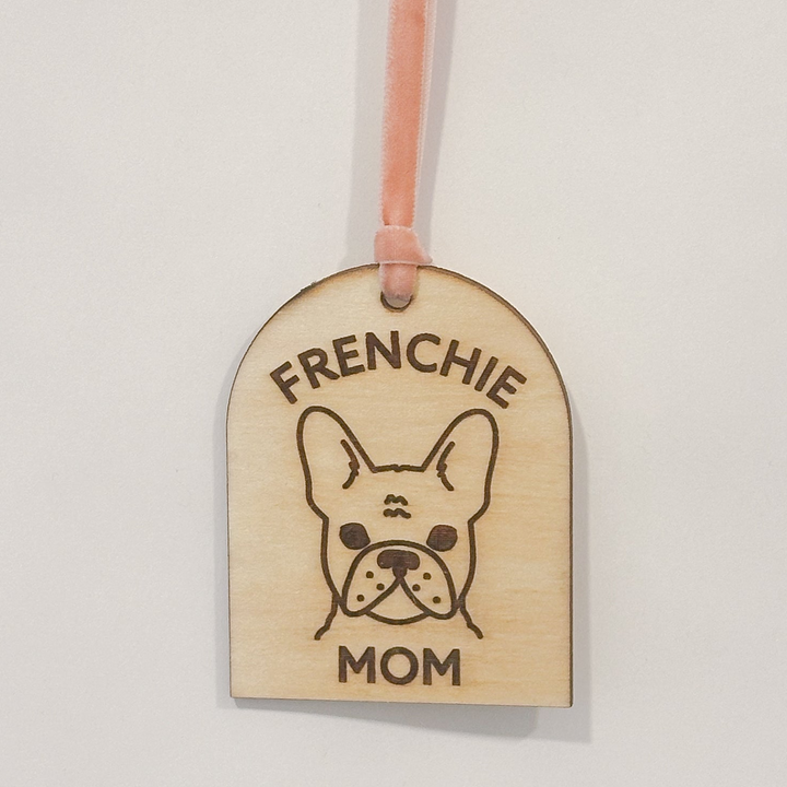 Frenchie Mom / Dog Christmas Ornament