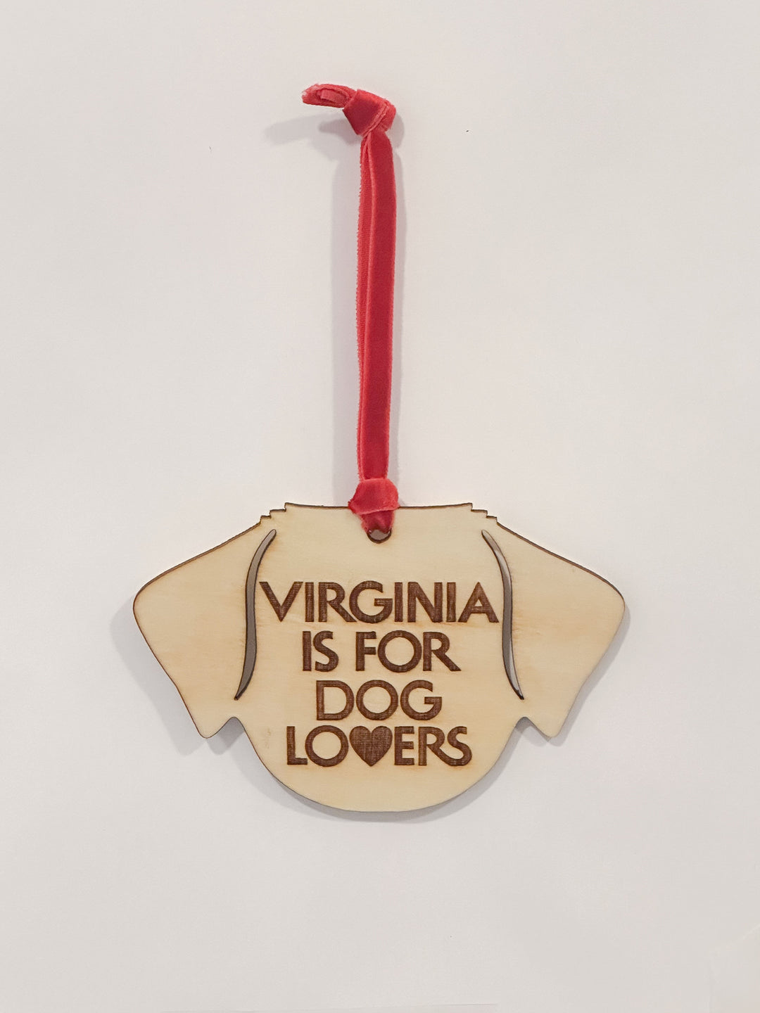 Virginia is for Dog Lovers / Christmas Ornament