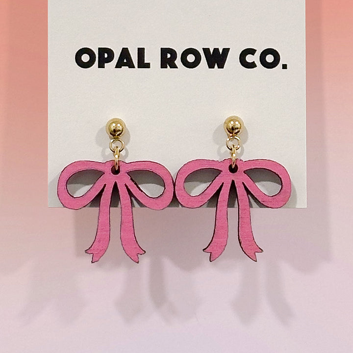 Dainty Bow Earrings