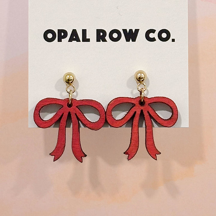 Dainty Bow Earrings