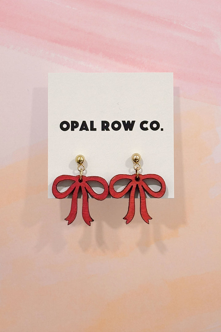 Dainty Bow Earrings