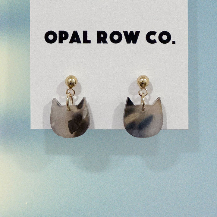 Modern Cat Earrings
