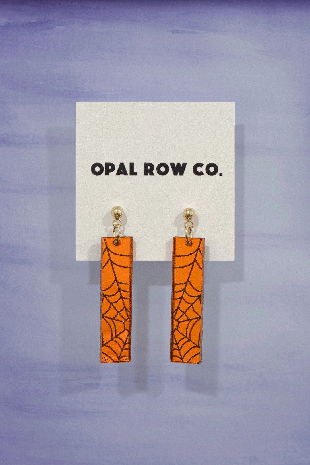 Cobweb Earrings / Mirror