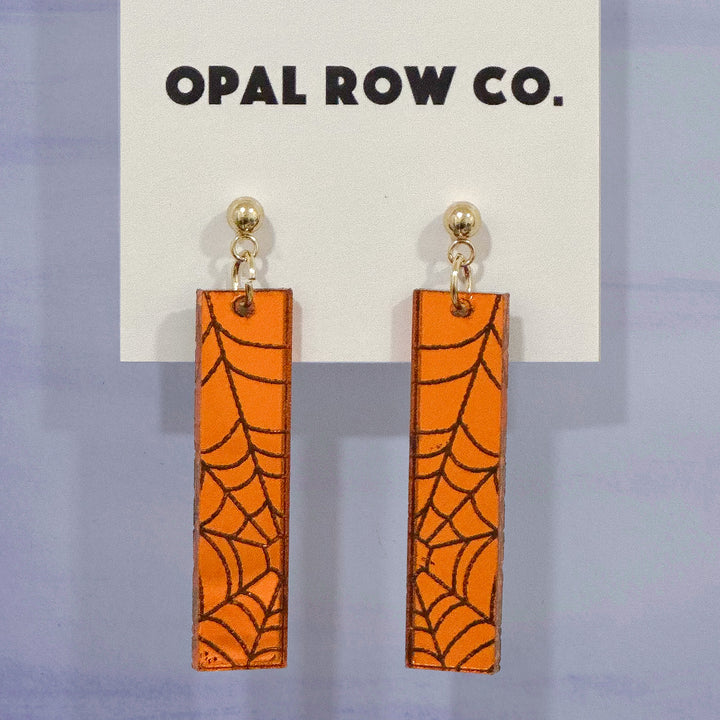 Cobweb Earrings / Mirror