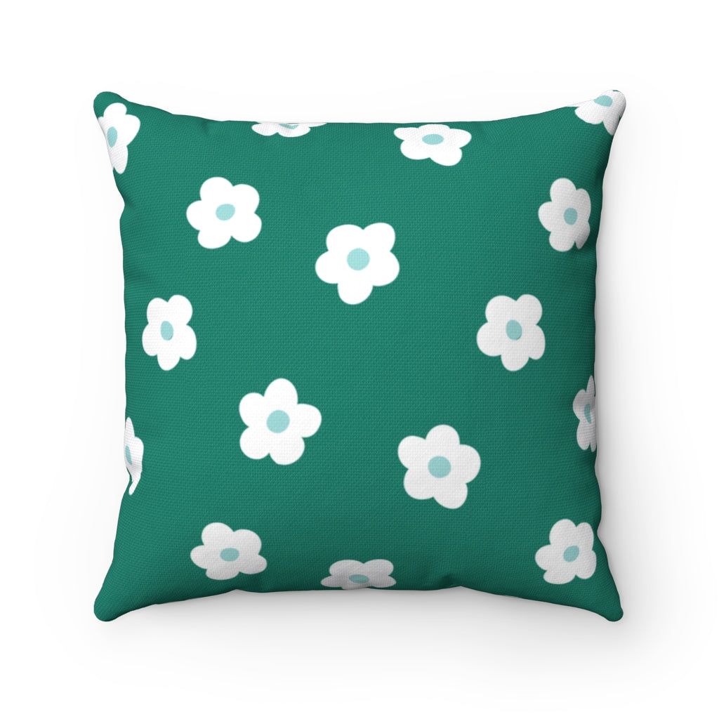 Betty Floral Pillow Cover / Green