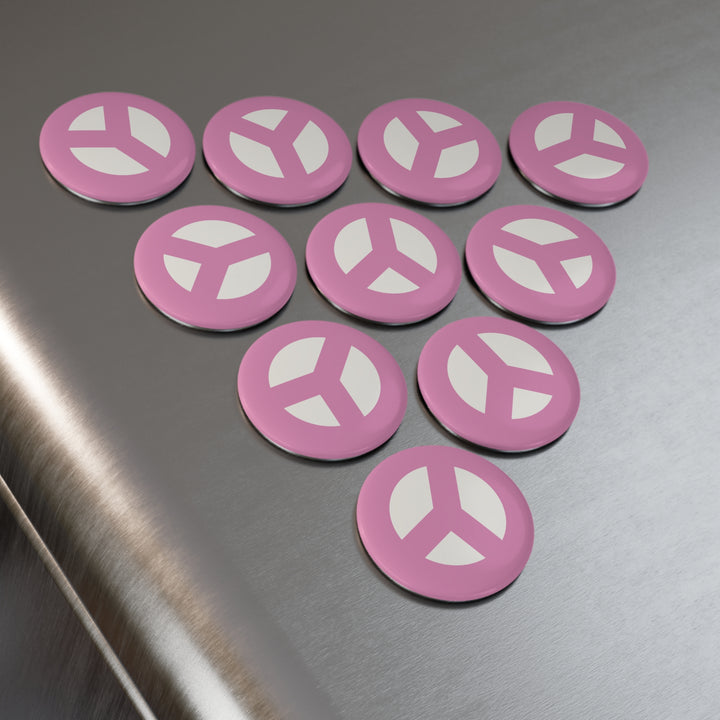 Peace Sign Magnet / Pink