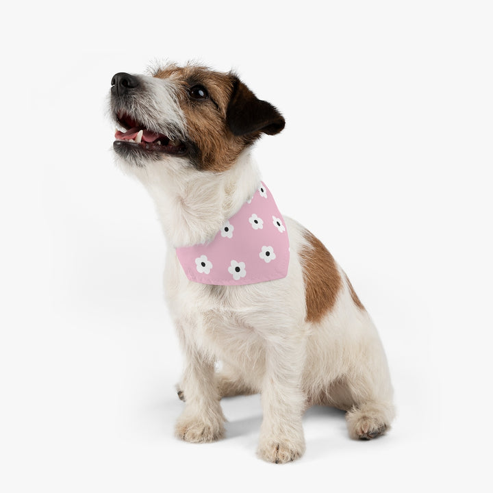 Betty Floral Dog Bandana / Light Pink