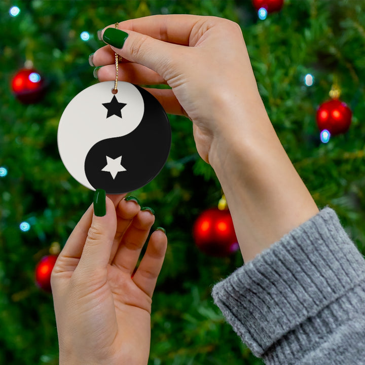 Yin Yang Star Ornament