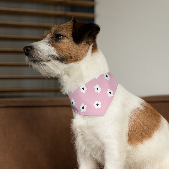 Betty Floral Dog Bandana / Light Pink