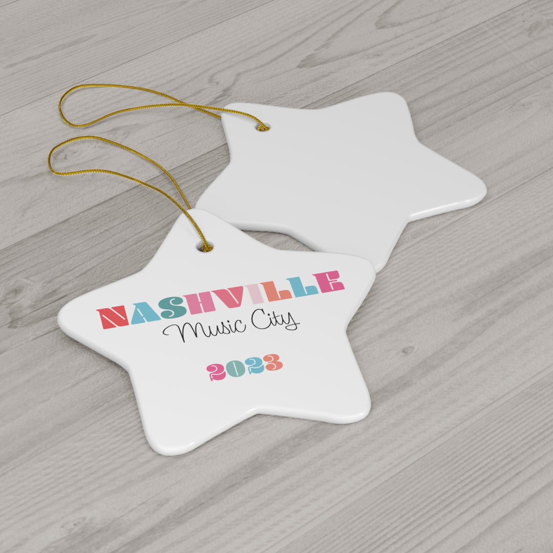 Nashville 2023 Music City / Christmas Ornament