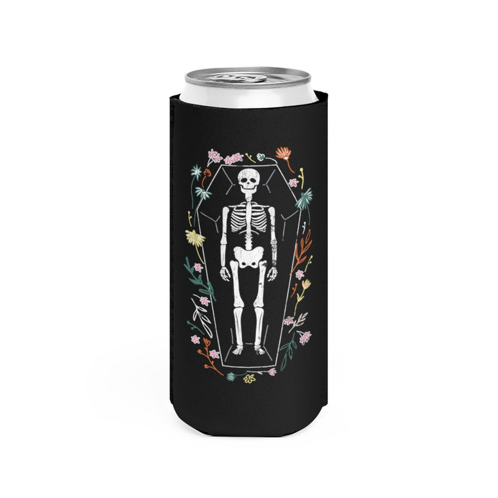 Skeleton / Slim Can Cooler / Black