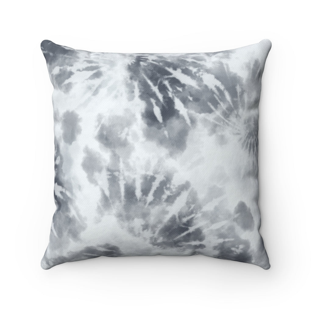 Tie Dye Pillow Cover / Gray