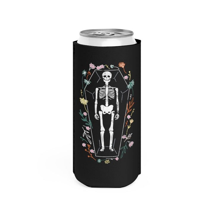 Skeleton / Slim Can Cooler / Black