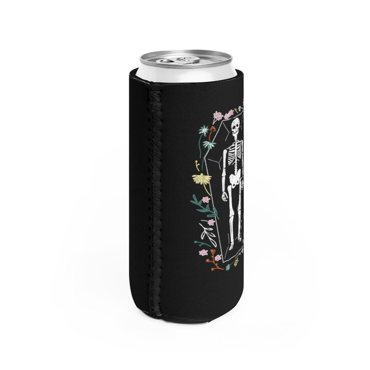 Skeleton / Slim Can Cooler / Black