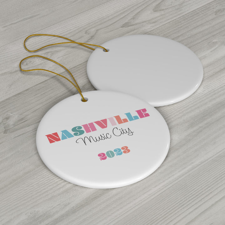 Nashville 2023 Music City / Christmas Ornament