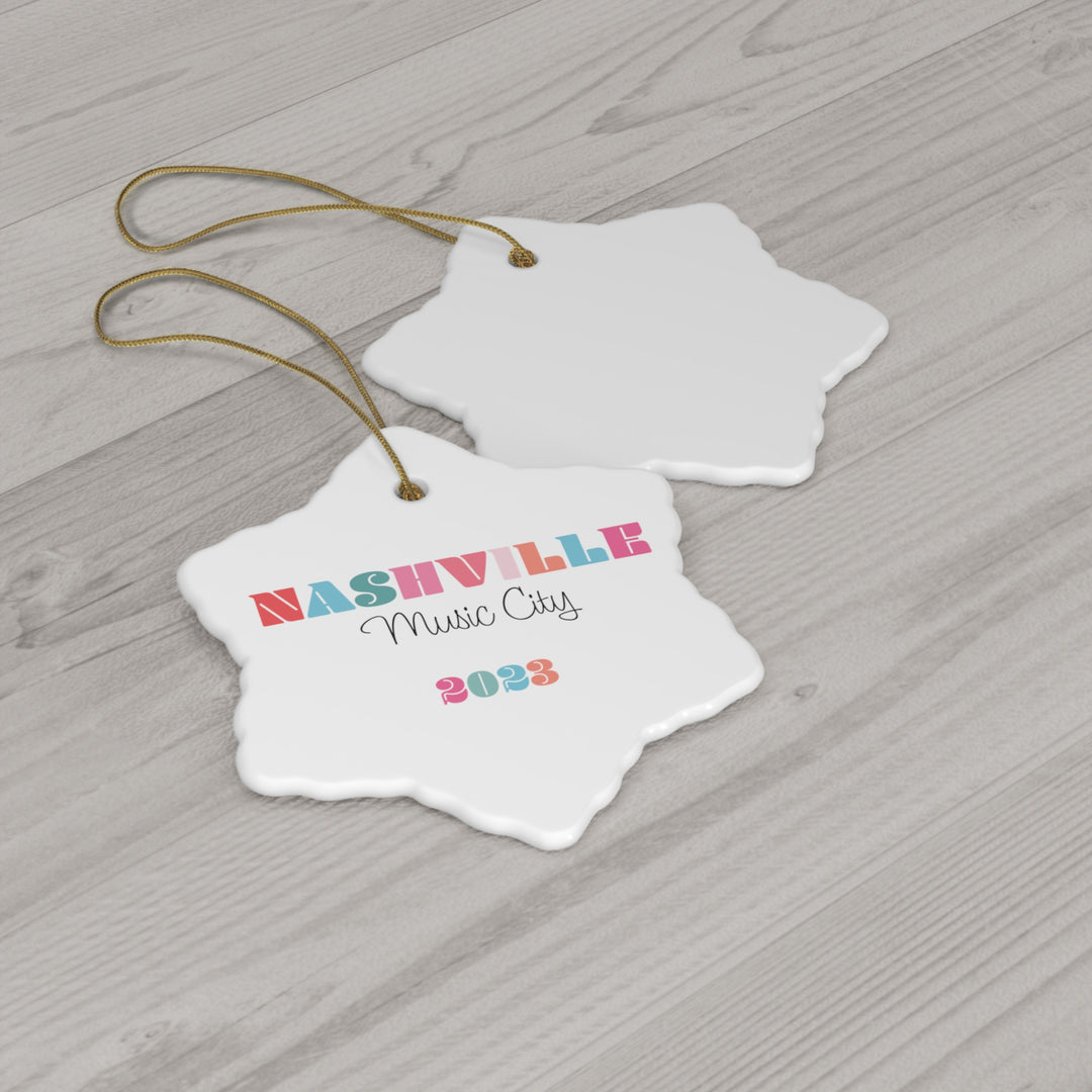 Nashville 2023 Music City / Christmas Ornament