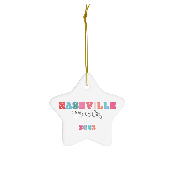 Nashville 2023 Music City / Christmas Ornament