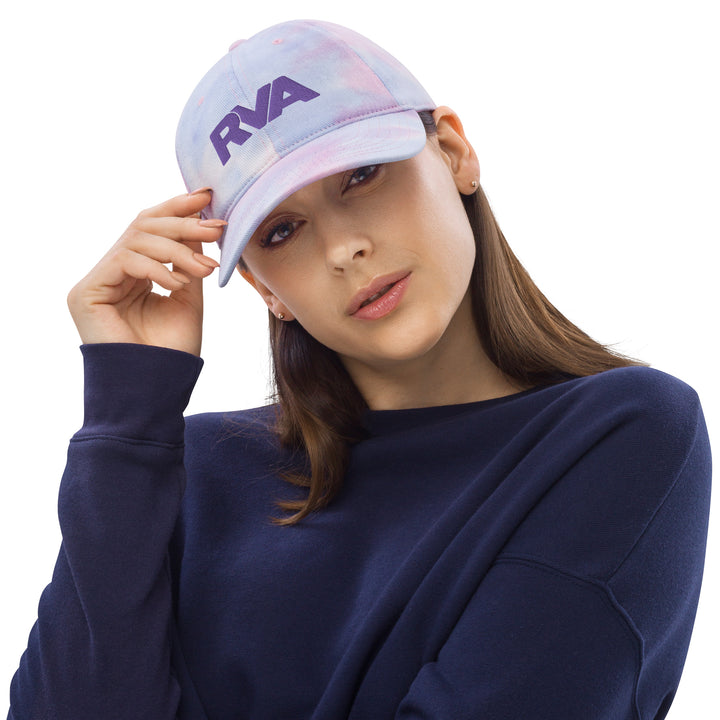 RVA Richmond VA / Tie Dye Hat / Purple